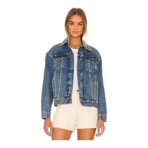 Free People Jolene Denim Trucker Jacket